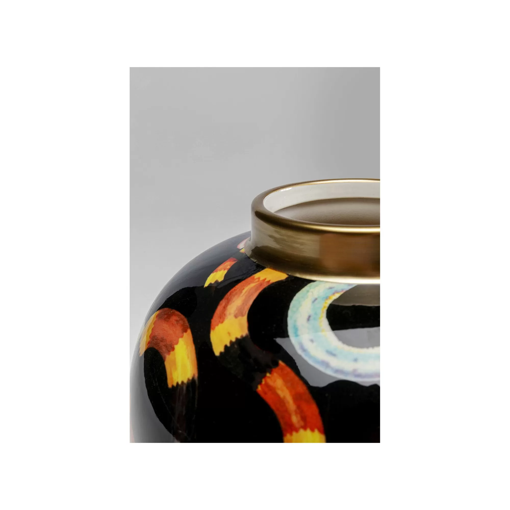 KARE Design Vase Noir Serpents 22cm ^ Vase
