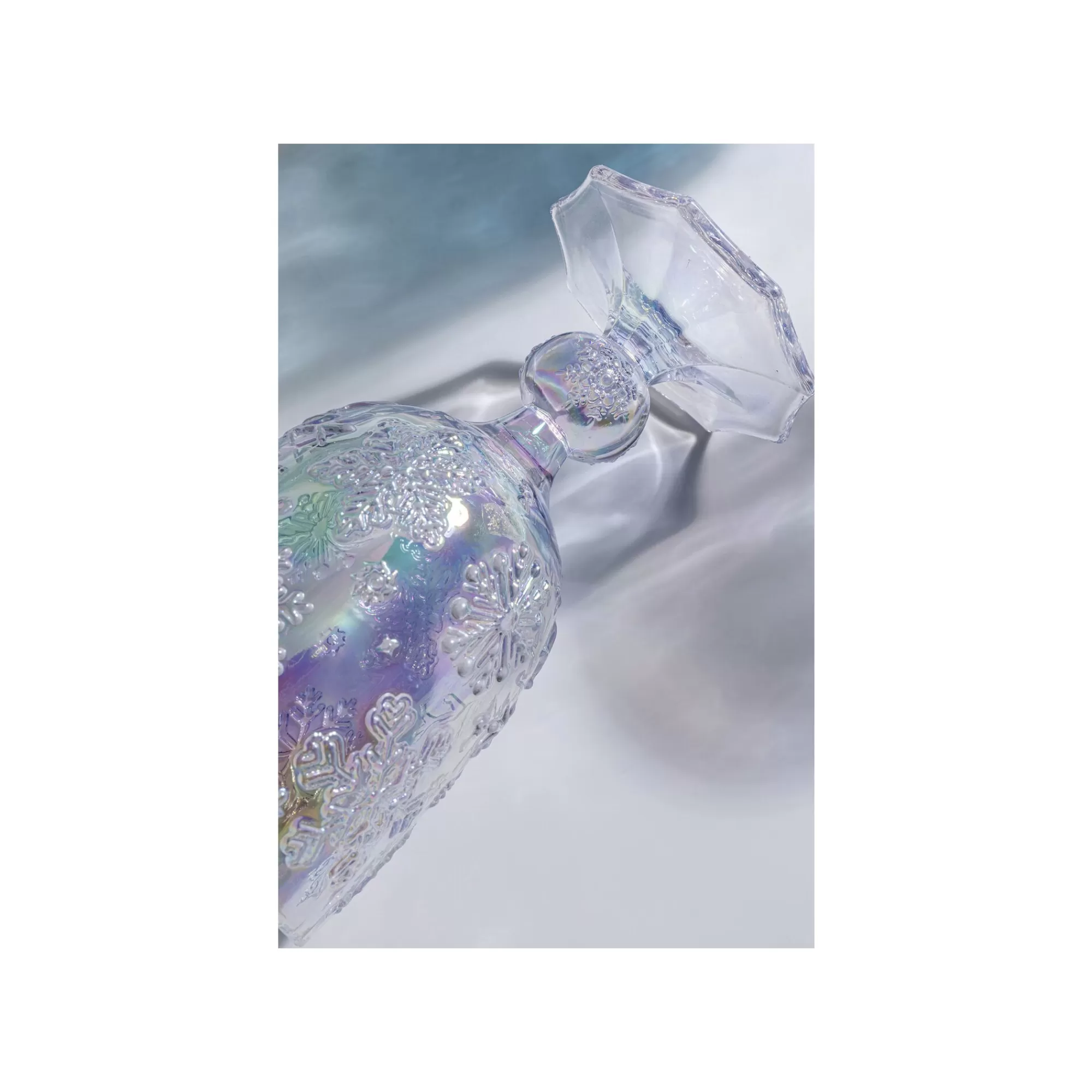 KARE Design Verres à Vin Ice Flowers Violets Set De 6 ^ Vaisselle