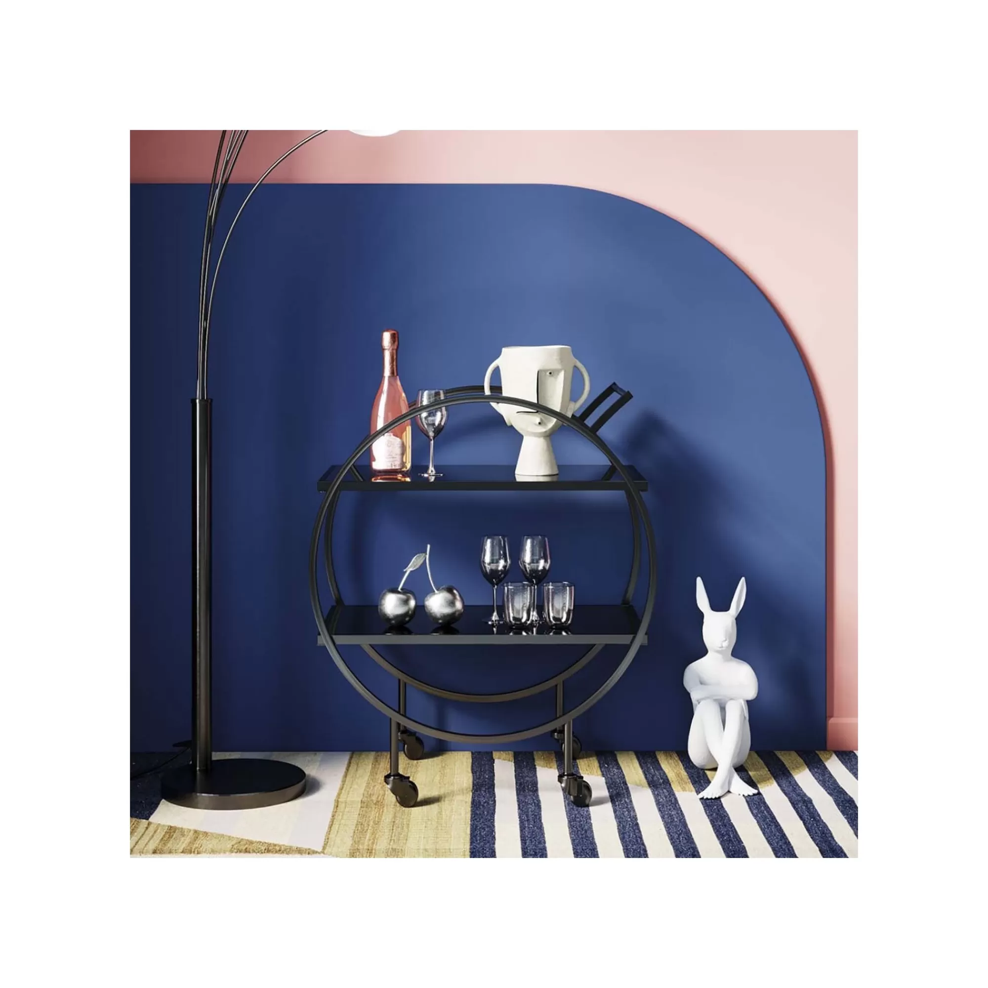 KARE Design Verres à Vin Rouge Night Sky Set De 4 ^ Vaisselle